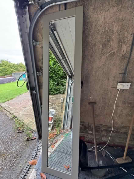 Photo of free Painted wardrobe door used as a mirror (Cononley BD20) #1