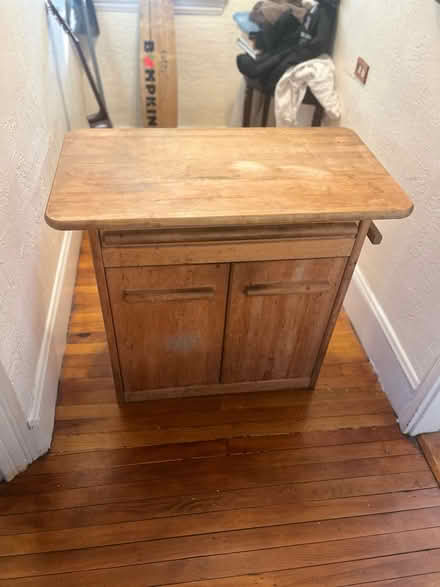Photo of free Awesome Wood Cabinet (Tufts/Medford) #1