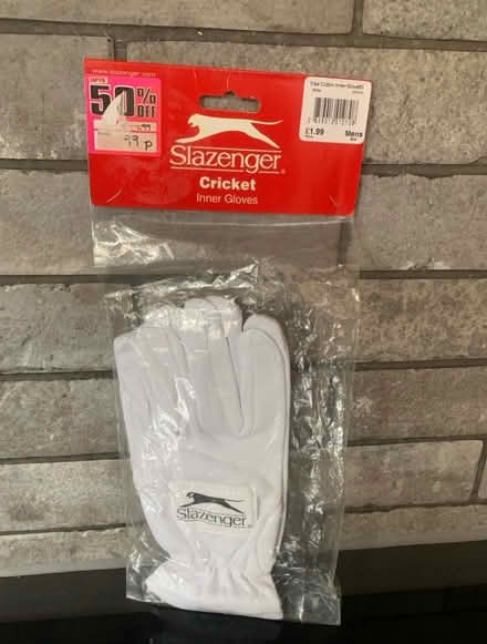 Photo of free Men’s inner cricket gloves (Tilehurst RG30) #1