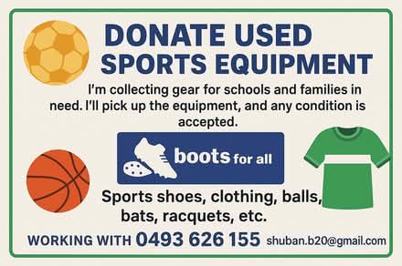 Photo of old sporting goods (Templestowe) #1