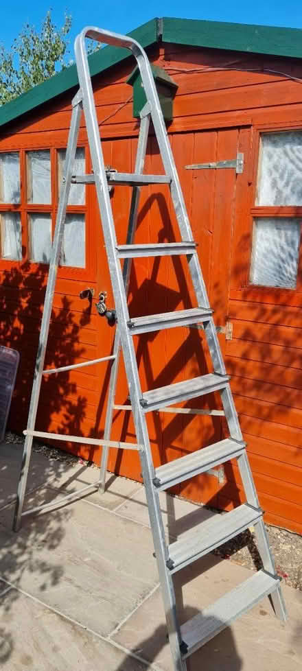 Photo of free Aluminium folding ladder (West End, Woking. GU24 9JQ) #1