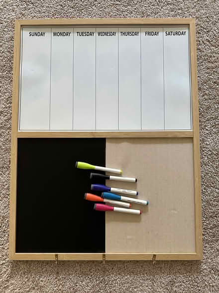 Photo of free Three-part planner board (Fairfax) #1