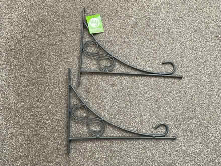 Photo of free 2 small new hanging garden brackets (Haywards Heath RH16) #1
