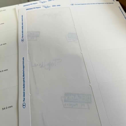 Photo of free Business card A4 printing card (Prenton CH42) #2