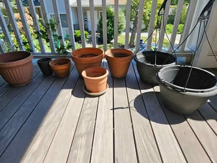 Photo of free assorted plant pots (Roxbury) #3