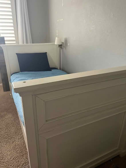 Photo of free Wooden twin bed (Highlands Ranch/Lone Tree) #1