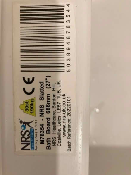 Photo of free Adjustable bath board (Bugbrooke) #2