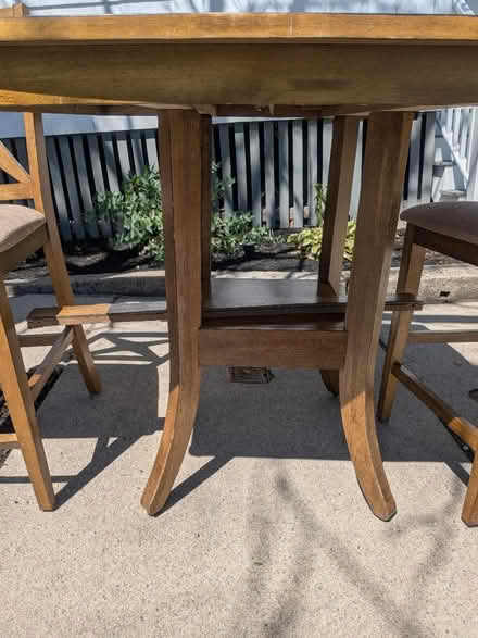 Photo of free CurbAlert: Table, chairs, Flowers (02144) #4