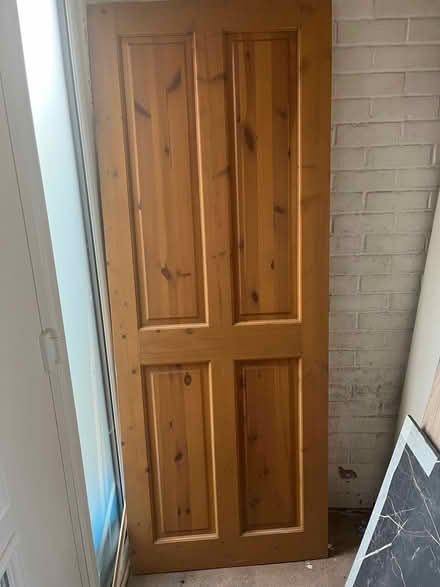 Photo of free 2 internal doors. 1 is solid wood the other is panelled. (Druids Heath B14) #2