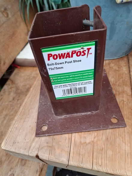 Photo of free Bolt down post shoe (Crookes S10) #1