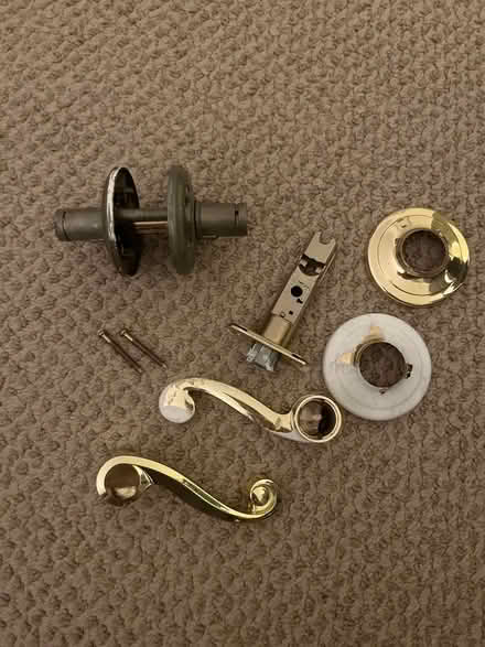 Photo of free Brass pull handle door knob (McLean Gardens) #1