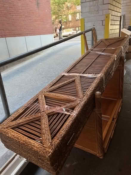 Photo of free Latticework folding screen & table (Upper East Side) #1