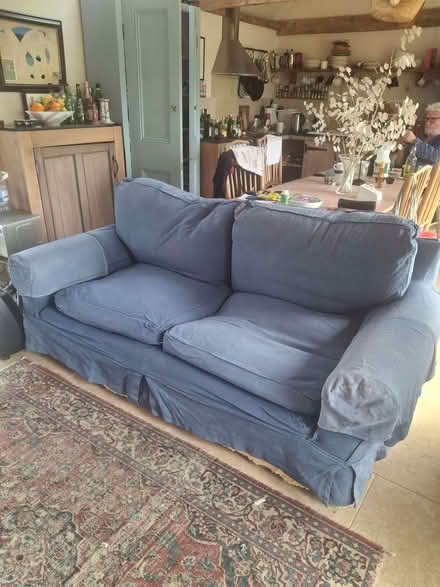 Photo of free Dark Blue 3-seater sofa (Lullington BA11) #1