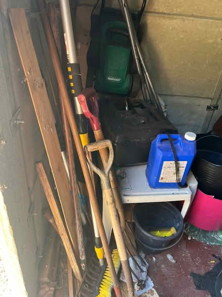 Photo of free Small Qualcast Lawnmower/ bird table / hanging bird feeder (Queens Park BH8) #1