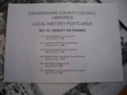 Photo of free Set of 6 vintage Henley on Thames Postcards (Maidenhead SL6) #1