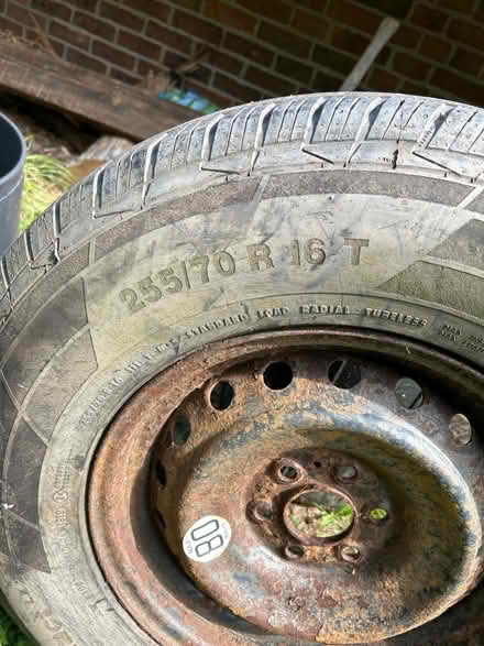 Photo of free Nissan Navarra wheel/tyre (RH13) #3