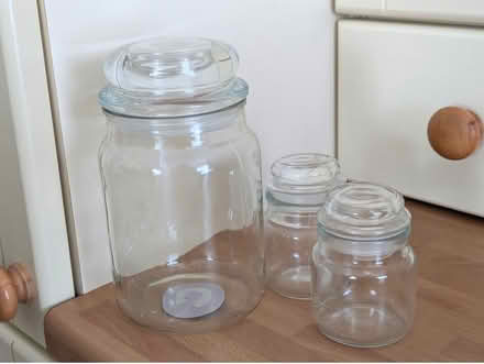 Photo of free Glass jars x 3 (Carmarthen) #1