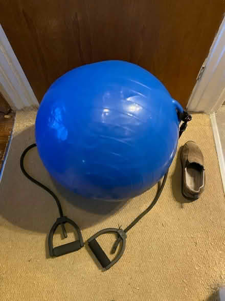 Photo of free Inflatable Exercise Ball With Pump (Wincobank Sheffield S9) #2