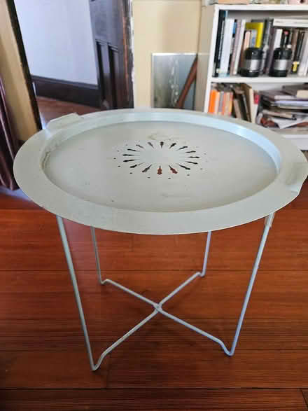 Photo of free metal tray table (Roxbury) #1