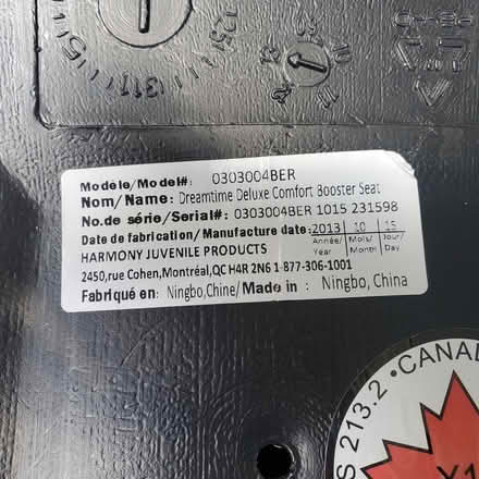 Photo of free Booster Seat (QEW & Erin Mills Pkwy) #2