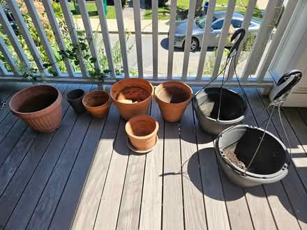 Photo of free assorted plant pots (Roxbury) #2