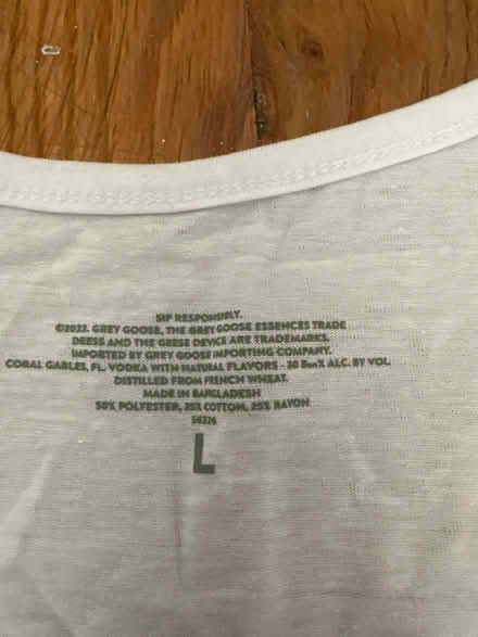 Photo of free Men’s White tank Size L (Clinton Hill, Brooklyn) #2
