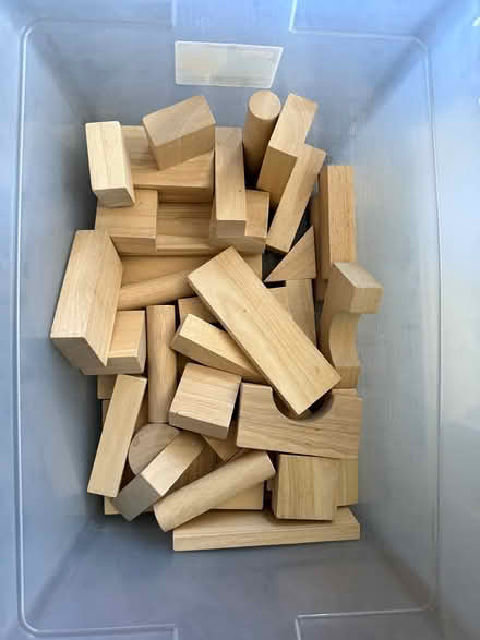 Photo of free Wooden kids blocks (Quincy Center) #1