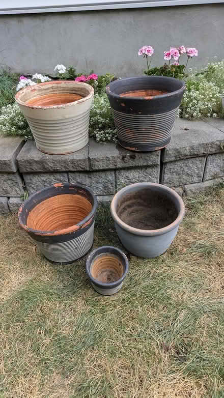 Photo of free Outdoor clay planters (Overbrook) #1