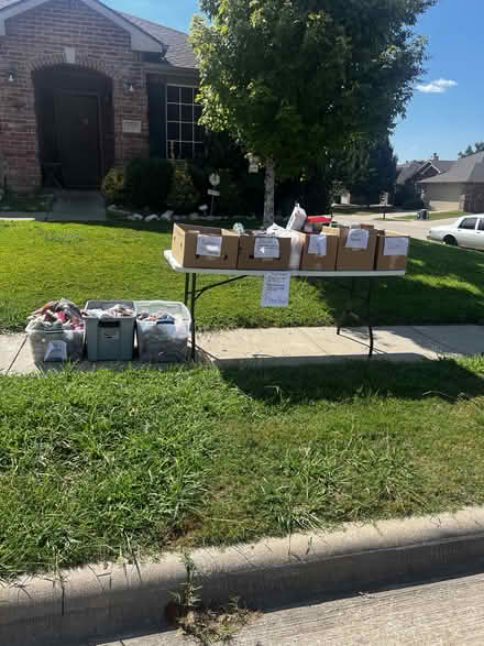 Photo of free canned goods and other items (2017 Finch Cove Aubrey Texas) #1