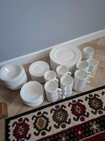 Photo of free Large white crockery set (Paignton TQ4) #2