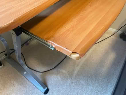 Photo of free Wood + Glass Desk (Woodinville) #3