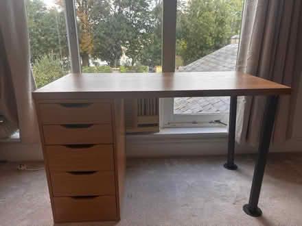 Photo of free IKEA desk with draws (Kew) #2