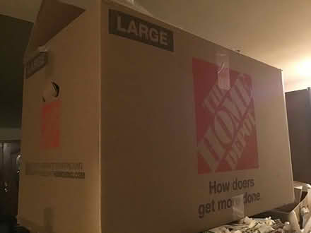 Photo of free Box with loads of packing paper (Hesperian Blvd) #2