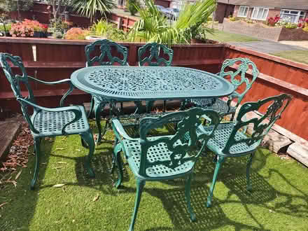 Photo of free Garden table and chairs (PO15) #2