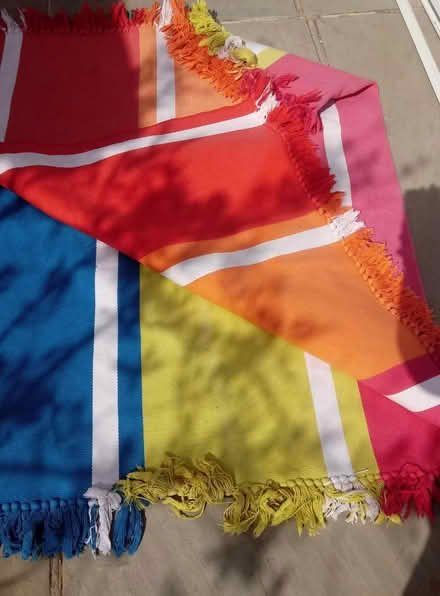 Photo of free Large Cotton Rug (Horsham, near Bennetts Field) #1