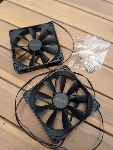 Photo of free 2x 120mm computer fans (Bollington SK10) #1