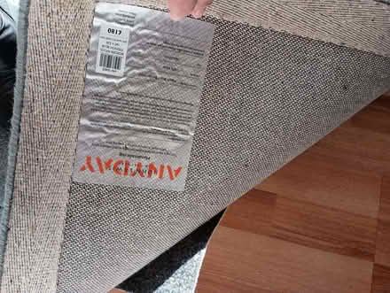 Photo of free Two teal blue wool rugs (Urmston M41) #3