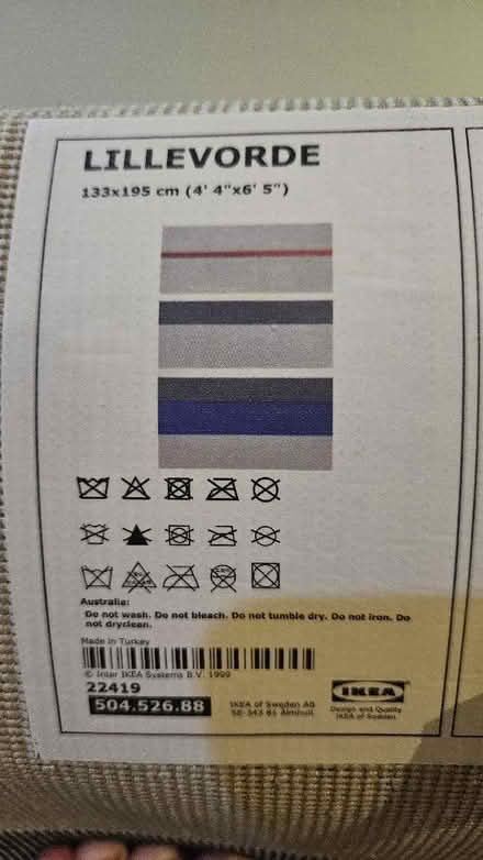 Photo of free Ikea rug (Cardiff Bay CF10) #1