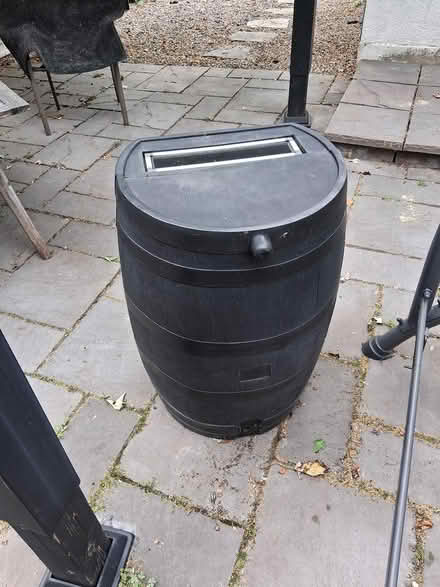 Photo of free Water barrel cracked on back (Old Ottawa East) #1