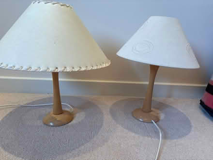 Photo of free Pair of bedside lamps (Cairneyhill KY12) #1