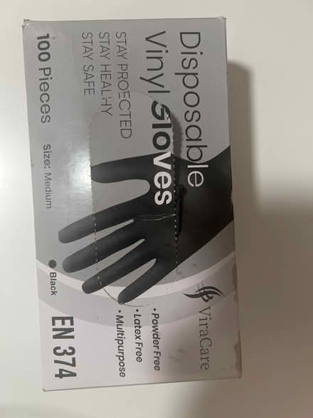 Photo of free Black Disposable gloves (Greenford UB6) #1