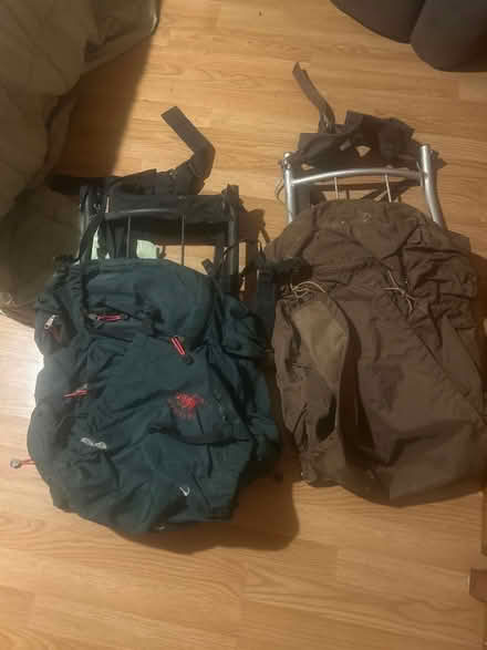 Photo of free 2 aluminum frame backpacks (Near Paul Revere Road) #1