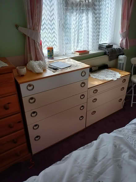 Photo of free 2 White Chests of Drawers (Orpington BR6) #1