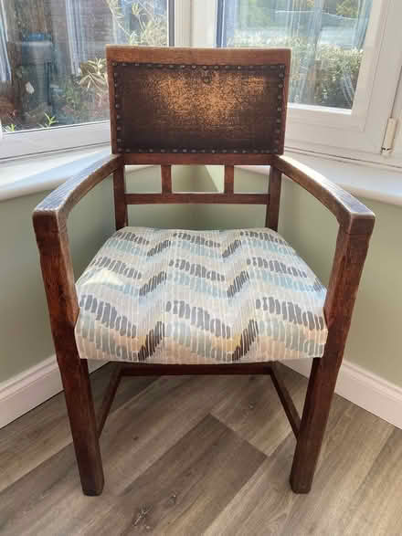 Photo of free Upholstered chair (Keynsham) #1