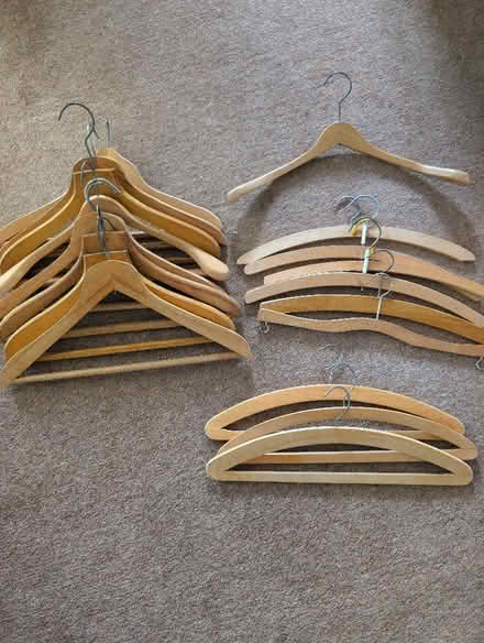 Photo of free Wooden hangers (Eastcote HA5) #1