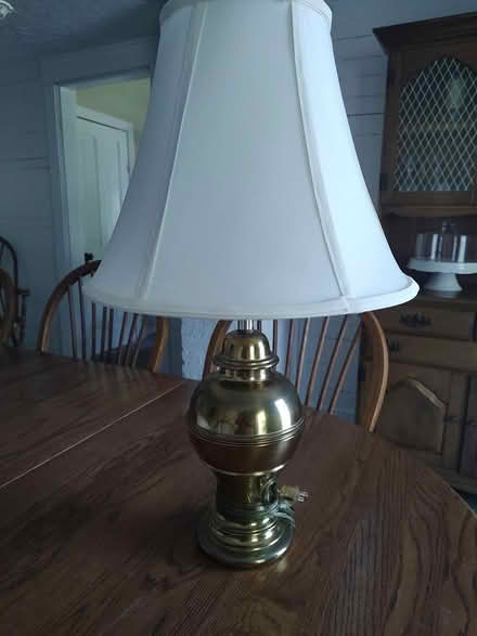 Photo of free Brass table lamp (Odenton) #1