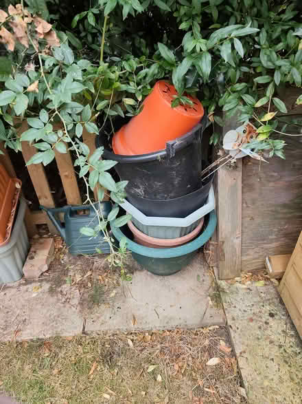 Photo of free Largeish plastic pots (South Wootton PE30) #1