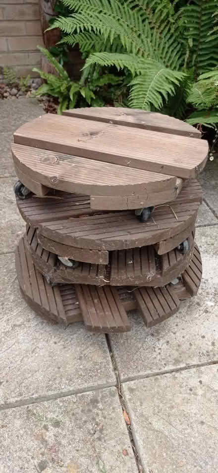 Photo of free X4 plant stands on wheels (Bretton) #1