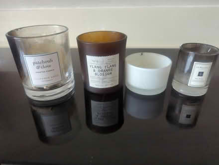 Photo of free Glass candle jars (M20 West Didsbury) #1
