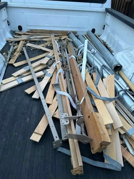 Photo of free Wood and metal (San Jose Rose Garden) #1